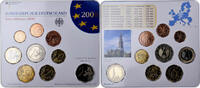 Allemagne 1 Cent to 2 Euro Hambourg, Munich -