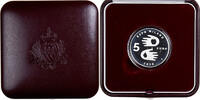 Saint-Marin 5 Euro Saint Marin , Expo Milano, BE, Rome, Argent -