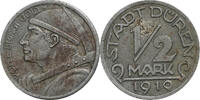 Allemagne 1/2 Mark Stadt Düren, Iron -