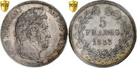 France 5 Francs Louis-Philippe Ier, Rouen, Argent, PCGS -