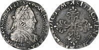 France 1/2 Franc au col fraisé Henri III, Bordeaux, Argent -
