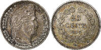 France 25 Centimes Louis-Philippe I, Paris, Argent, Gadoury:357 -