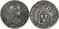 France 1/12 Ecu de France Louis XV, Lille, réformée, Argent -