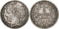 France 5 Francs Cérès, Paris, Argent, Gadoury:743 -