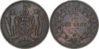 Bornéo du Nord Cent Heaton, Bronze, KM:2 -