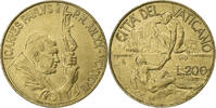 Vatican 200 Lire Jean-Paul II, Peace and Solidarity, Rome, Bronzital -