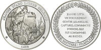 France Medaille Jeanne d'Arc, Libère Orléans, Franklin Mint, Argent -