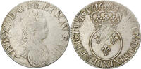 France Ecu 1716 X Louis XV, Vertugadin, Amiens, Argent, KM:414 TB+