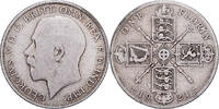 Grande-Bretagne Florin George V, Londres, Argent, KM:817a -