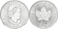 Canada 5 Dollars Élisabeth II, Maple Leaf, Royal Canadian Mint, Argent -