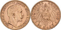 Royaume de Prusse 20 Mark Wilhelm II, Berlin, Or, KM:521 -
