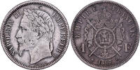 France Franc Napoléon III, Strasbourg, Large BB, Argent -
