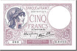France 5 Francs Billet, 5 F 1917-1940 ''Violet'', 1939-08-24 -