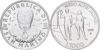 Saint-Marin 1000 Lire Rome, Universe, Argent, KM:369 -