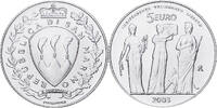 Saint-Marin 5 Euro Rome, Argent, KM:452 -