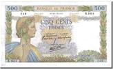 France 500 Francs Billet, 500 F 1940-1944 ''La Paix'', 1941-01-09 -