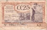 France 25 Centimes 090100 A1, Pirot:94-3 -