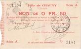 France 50 Centimes 1915-07-27, Serie A. 1184, Pirot:02-1309 -