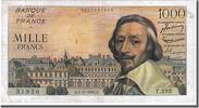 France 1000 Francs Billet, 1 000 F 1953-1957 ''Richelieu'', 1956-11-02 -