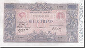 France 1000 Francs Billet, 1 000 F 1889-1926 ''Bleu et Rose'' -