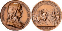 France Médaille Bonaparte en Egypte, Bronze, Bovy, Refrappe -