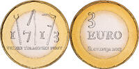 Slovénie 3 Euro Bi-Metallic, KM:108 -