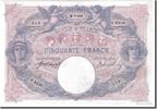 France 50 Francs Billet, 50 F 1889-1927 ''Bleu et Rose'', 1915-07-28 -