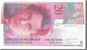 Suisse 20 Franken Billet -