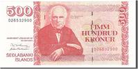 Islande 500 Kronur Billet, Iceland -