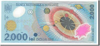 Roumanie 2000 Lei 1999 Billet, 1999-08-11 UNZ 12,95 EUR  + 4,95 EUR frais d'envoi