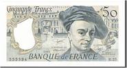 France 50 Francs Billet, 50 F 1976-1992 ''Quentin de La Tour'' -