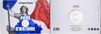 France 50 Euro Pièce d'Histoire - Le Drapeau Français, BU, MDP -