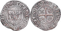 France Blanc Guénar Charles VI, Tours, Billon, Duplessy:377D -