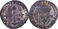 France Quart Ecu Henri III, Rennes, Argent, Duplessy:1133 -
