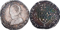 France Teston Charles IX, Bordeaux, Argent, Duplessy:1063 -