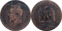France 10 Centimes 1863 Paris Napol&eacute;on III, Paris, Bronze, Gadoury:253 S 10,50 EUR  + 4,95 EUR frais d'envoi