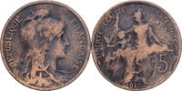 France 5 Centimes 1916 MDP Daniel-Dupuis, MDP, Bronze, Gadoury:165 S 11,95 EUR  + 4,95 EUR frais d'envoi