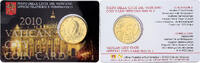 Vatican 50 Euro Cent 2010 Rome Benedict XVI, Rome, Or nordique, KM:387 STGL 14,95 EUR  + 4,95 EUR frais d'envoi
