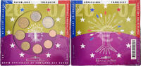 France Set 1 ct. - 2 Euro 2007 MDP BU, MDP STGL 38,95 EUR  + 4,95 EUR frais d'envoi