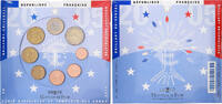 France Set 1 ct. - 2 Euro 2005 MDP BU, MDP STGL 34,95 EUR  + 4,95 EUR frais d'envoi