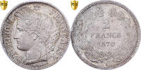 France 2 Francs Cérès, Bordeaux, ancre, Argent, PCGS -