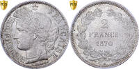 France 2 Francs Cérès, Bordeaux, ancre, Argent, PCGS -