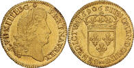 France Louis dor à lécu 1690 Rennes Louis XIV, Rennes, Flan neuf, Or SUP