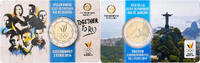 Belgique 2 Euro XXXIe Jeux Olympiques, Rio de Janeiro -