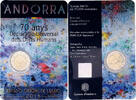 Andorre 2 Euro Déclaration universelle des droits de l'homme, Madrid -