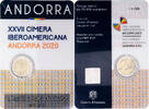 Andorre 2 Euro Sommet ibéro-américain, Madrid, Bimétallique -