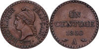 France 1 Centime Dupré, Paris, Bronze, Gadoury:84 -