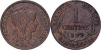 France 1 Centime Daniel-Dupuis, MDP, Bronze, Gadoury:90 -