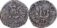 Italie 1 Quattrino Otto, Lucques, Billon, KM:5 -