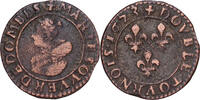 Principauté de Dombes Double Tournois Marie de Bourbon-Montpensier -